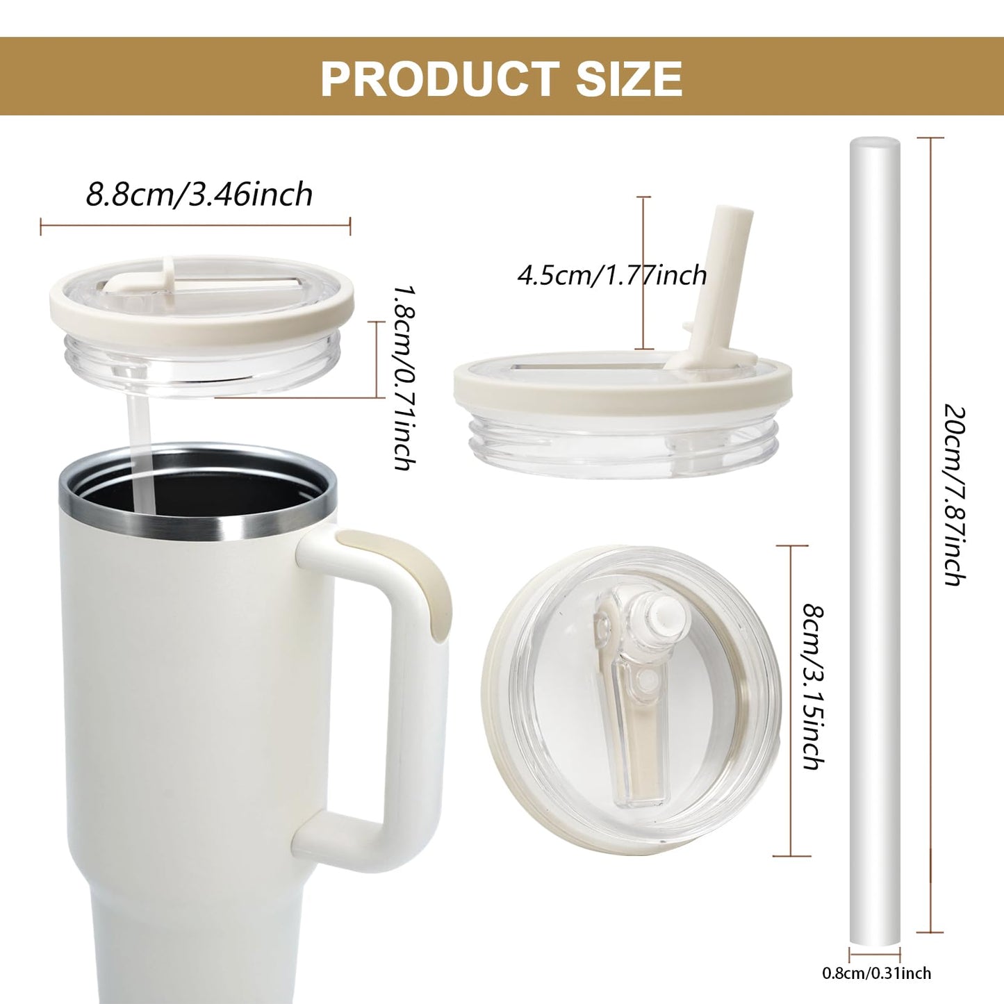 2 Pack 30 oz Leak Proof Lid for Stanley Quencher H2.0 Tumbler, Leakproof Flip Straw Lid Replacement for Stanley Cup Top 30oz, BPA-Free Heat Resistant Material, Spill Proof