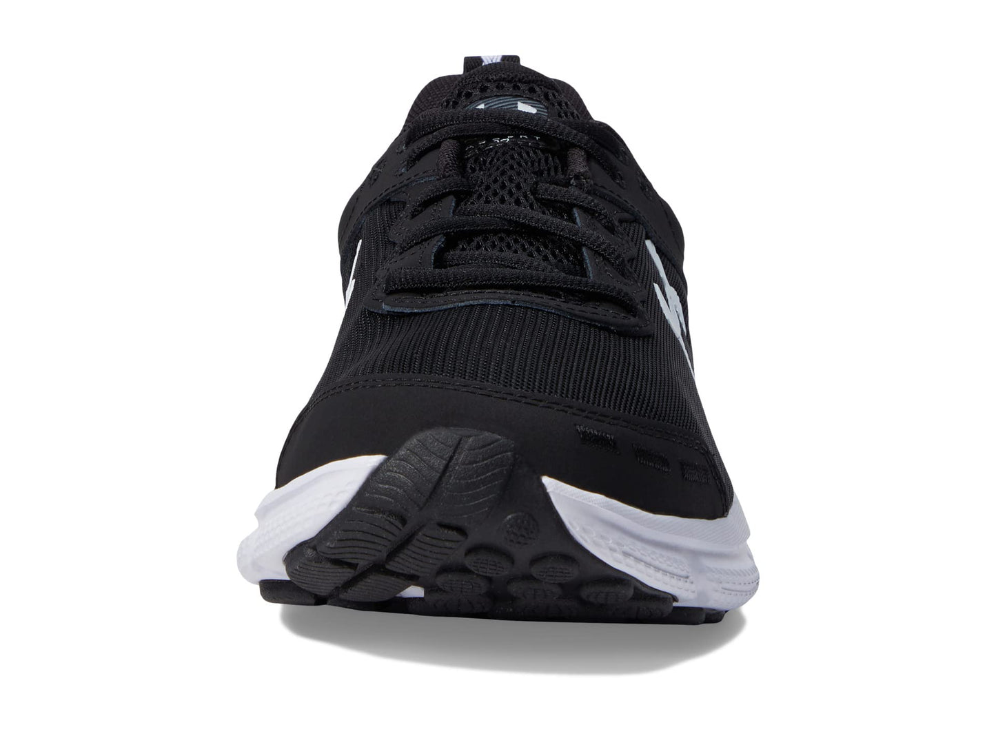 Under Armour Men's Charged Assert 10 Shoes, (001) Black/Black/White, 14 Wide