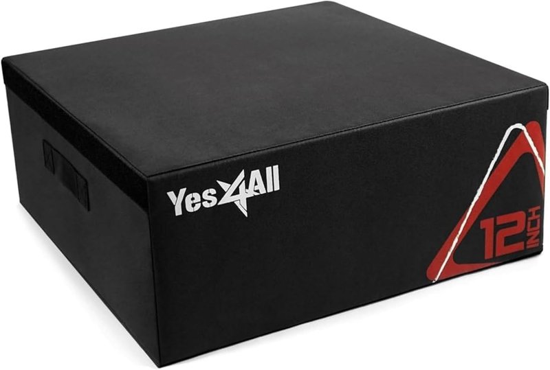 Adjustable Soft Plyo Box | Jumping Trainer for Plyometric Exercises - Multiple Height Variations