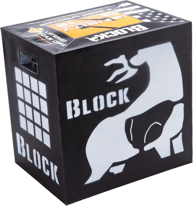 Block Infinity Crossbow Target - 6-Sided PolyFusion Technology for Field Points & Broadheads | 20” Black