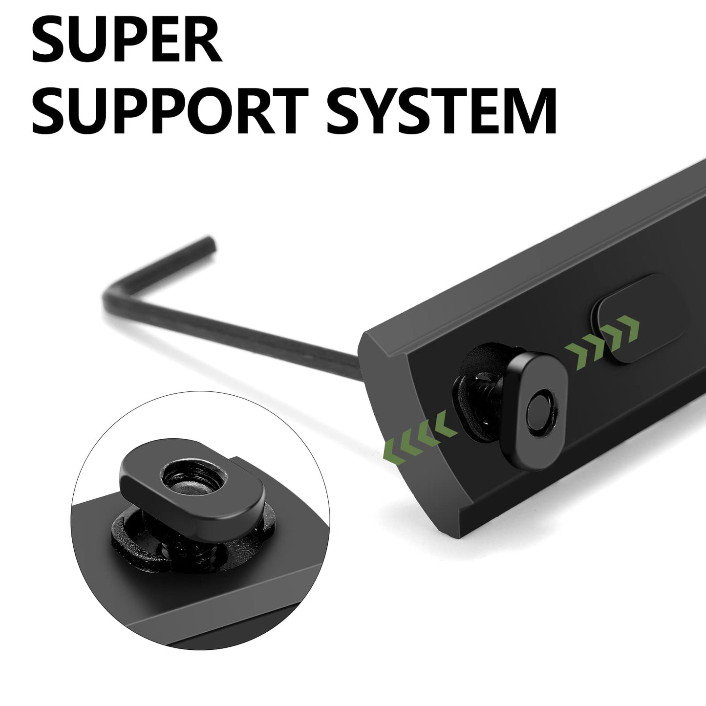 Anovo Single-Sided Rail 3-3-5-5-7-7 Slots Accessory Set-Style 1