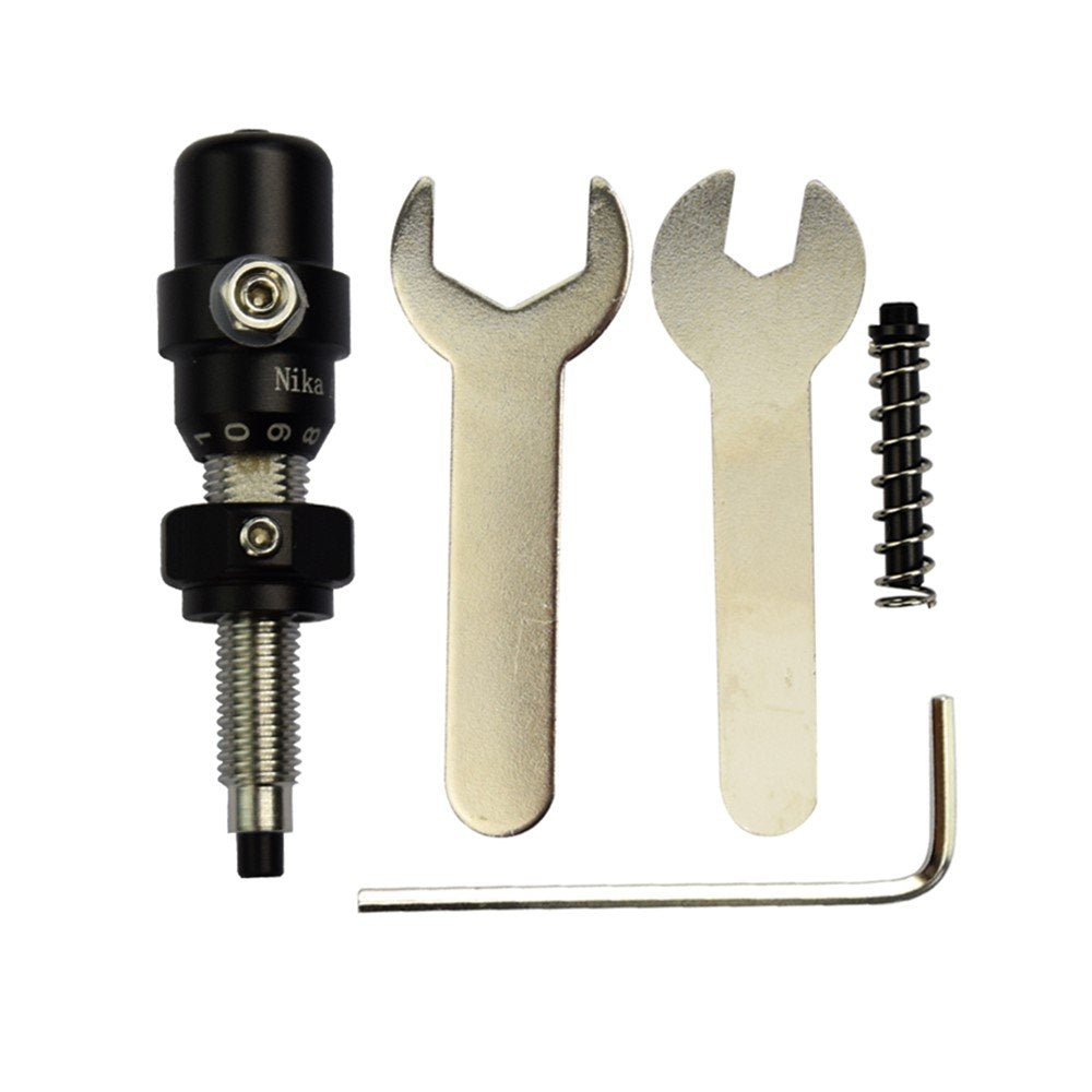 NIKA ARCHERY Cushion Plunger Screw On Arrow Rest for Recurve Bow Accessories Black