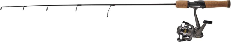 Berkley Lightning Ice Fishing Combo - Medium Light 28" Rod | Black & Grey Design