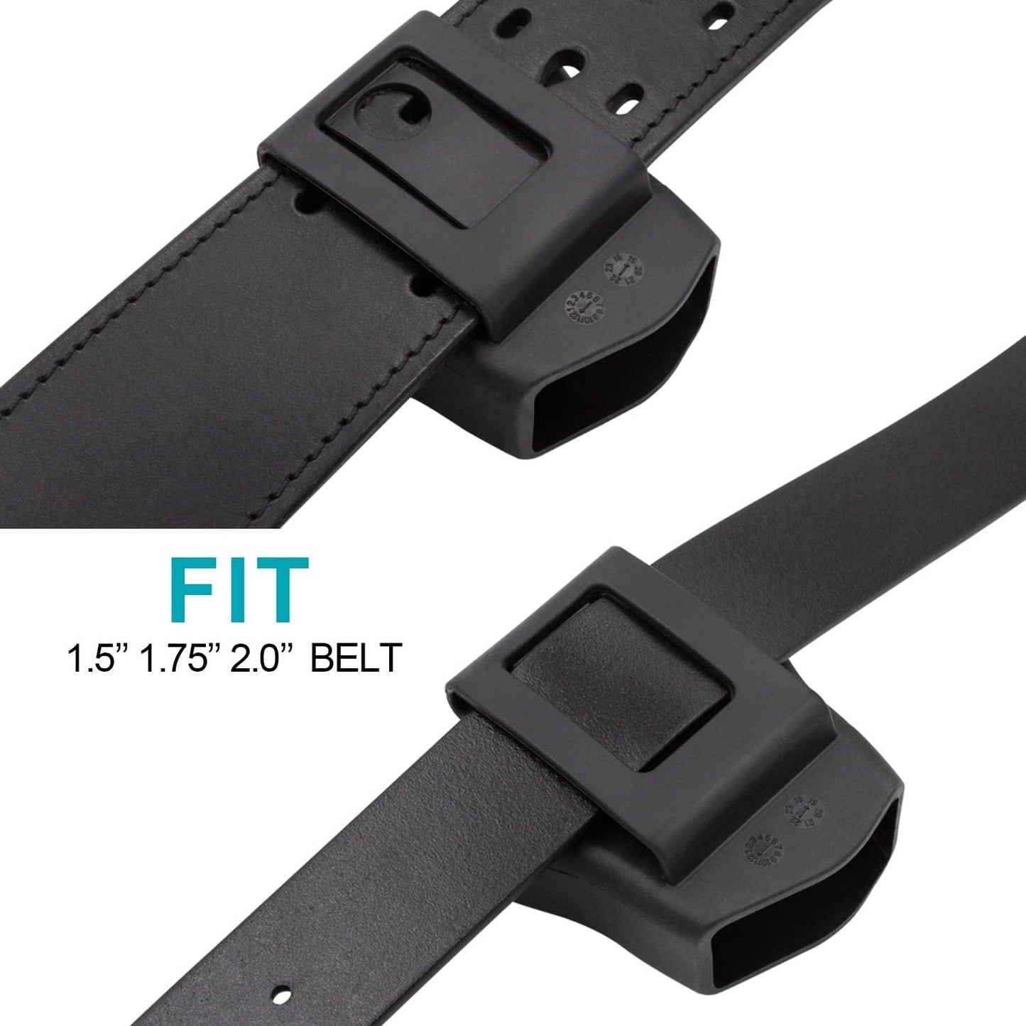 Handcuff Holder for Hinged & Chain Cuffs - Durable OWB Belt Case | One-Hand Draw, Injection Molded Polymer for Tactical Use