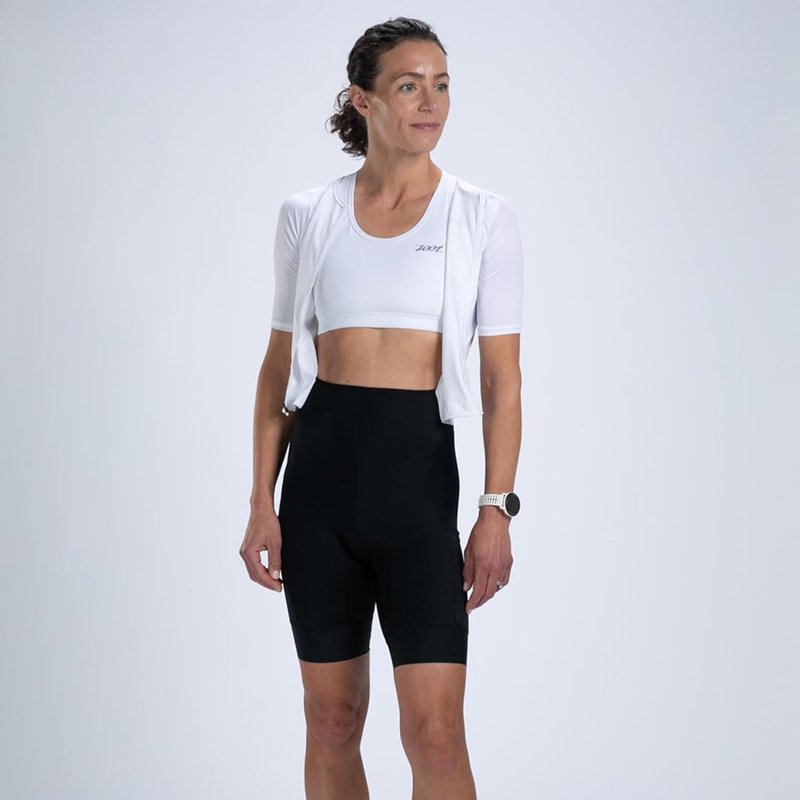 Zoot Women's Triathlon Racesuit - Short Sleeve Moisture-Wicking Design with Plush Chamois | Perfect for Race Day