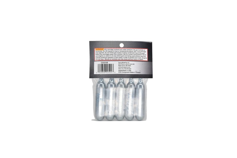 Swiss Arms 12gm CO2 Catridge (5-Pack) , Black, (CO25B)
