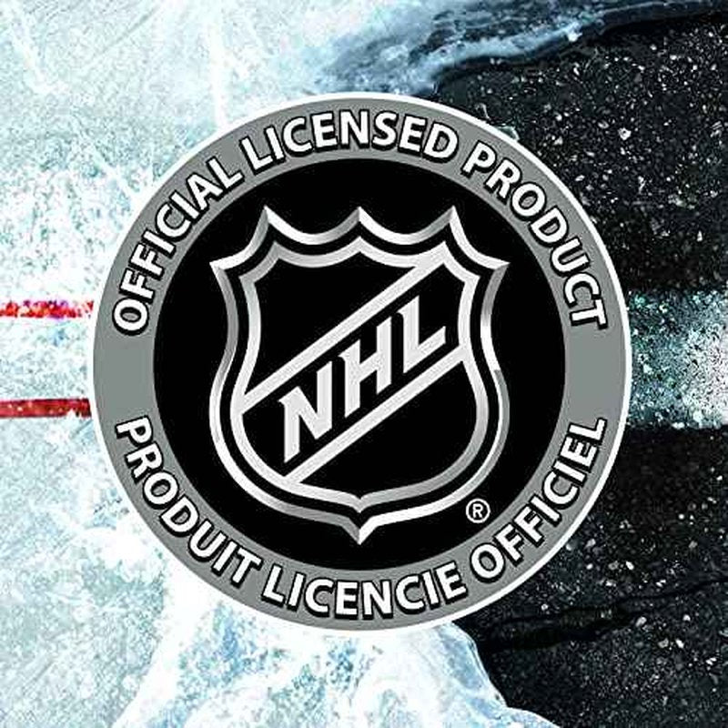 Franklin Sports Mini Hockey Goal Set - Indoor Knee Hockey Goal + (2) Shinny Hockey Sticks - (2) Mini Foam Hockey Balls + Pop Out Shooting Targets - All Star, Yellow, 32" X 21" X 12"
