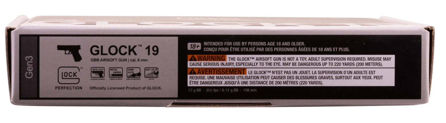 Elite Force Glock 19 Gen3 GBB 6mm BB Pistol Airsoft Gun