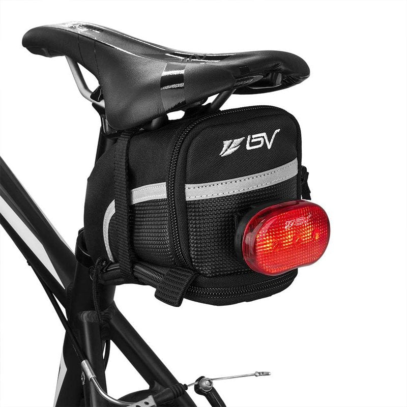 BV Bicycle Lights for Night Riding LED Bike Tail Light, Rear Bike Light Weather Resistant, Visible Up to 1500ft Bicycle Taillight LED Bike Light, Two-Way Mount, Battery-Powered, Pair