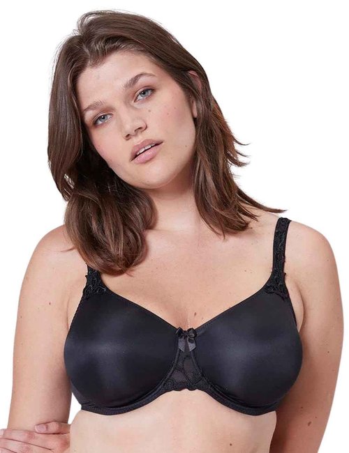 Simone Perele Women's Andora Minimizer Underwire Bra, 36D, Black