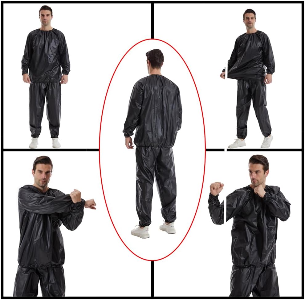 Sauna Sweat Suit for Weight Loss | Unisex Gym Fitness Gear - Comfortable & Durable
