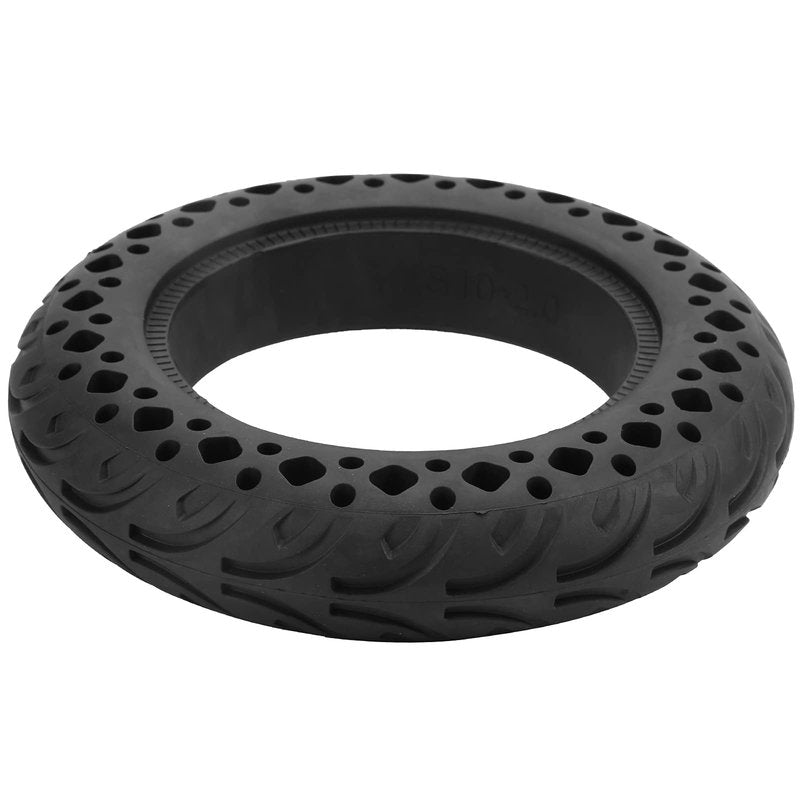 Scooter Explosion-Proof Solid Tires, 10x2.0in Shock-Absorbing Tires Replacement for Electric Scooters Wheel