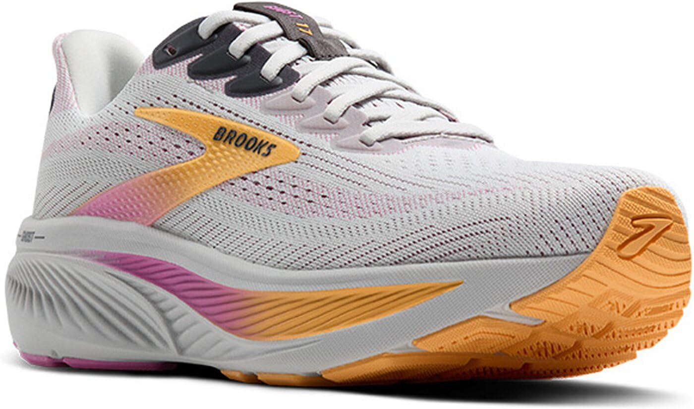 Brooks Womens Ghost 17 Oyster/Apricot/Pink 11 Wide
