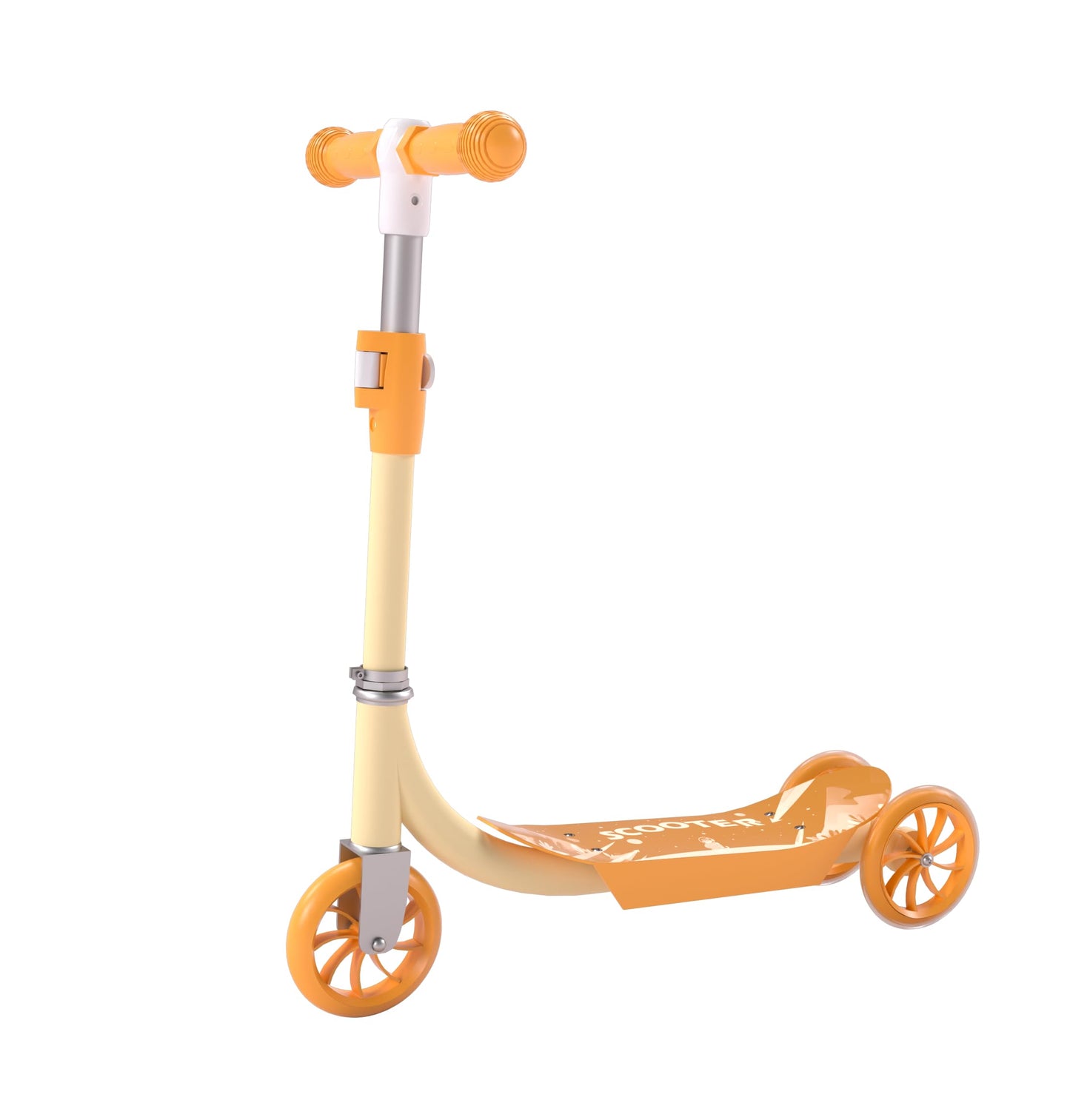 3 Wheel Scooter for Kids Ages 3-6, Adjustable Height Kick Scooter with LED Light-Up Wheels & Anti-Slip Deck - Durable Metal Construction, Outdoor Toy Gift (Child Safety Certified)