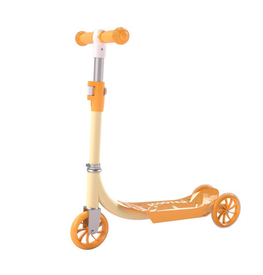3 Wheel Scooter for Kids Ages 3-6, Adjustable Height Kick Scooter with LED Light-Up Wheels & Anti-Slip Deck - Durable Metal Construction, Outdoor Toy Gift (Child Safety Certified)