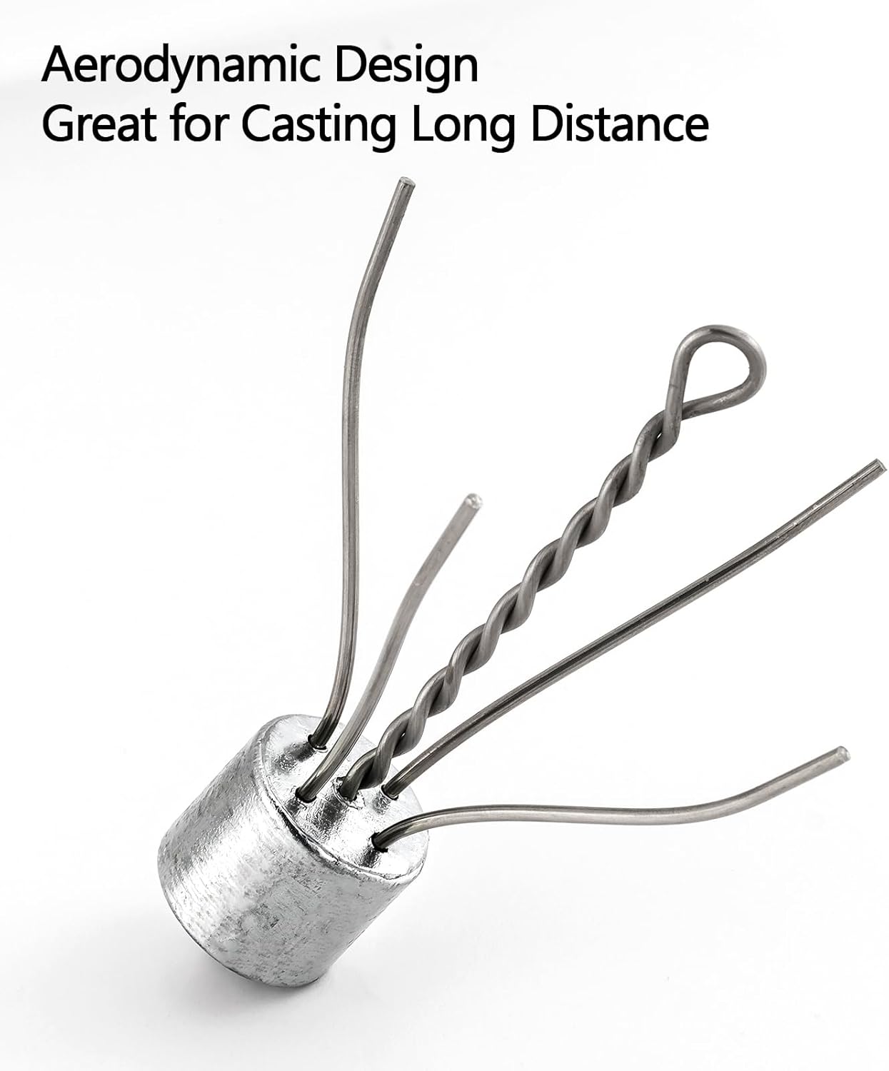 Dr.Fish 5 Pack Spider Surf Fishing Weights - 1oz to 8oz Saltwater Sinker for Beach Casting