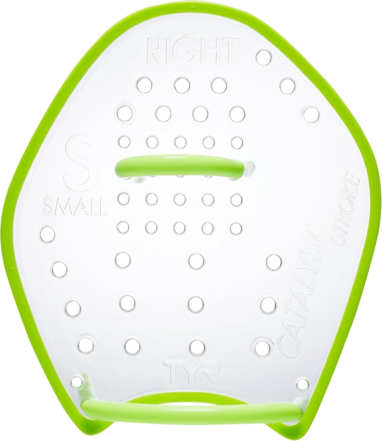 TYR Catalyst Stroke Swim Paddles - Durable Training Hand Fins for Strength & Technique | Adult Size