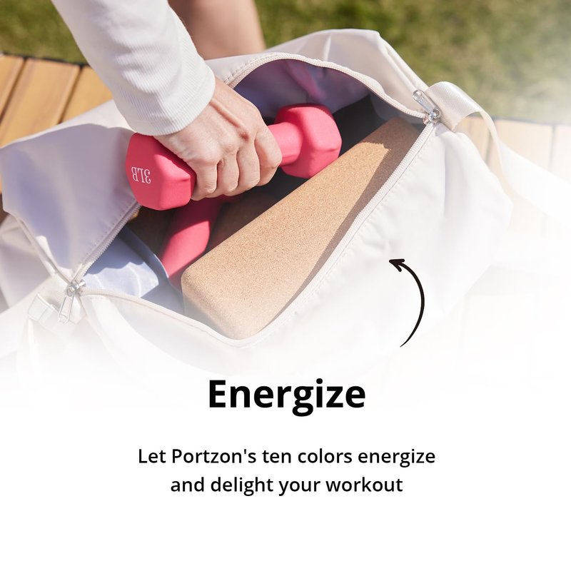Portzon Weights Orange Dumbbells with Set of 2 Neoprene Dumbbells Set, 3 LB, Anti-Slip, Anti-roll, Hex Shape