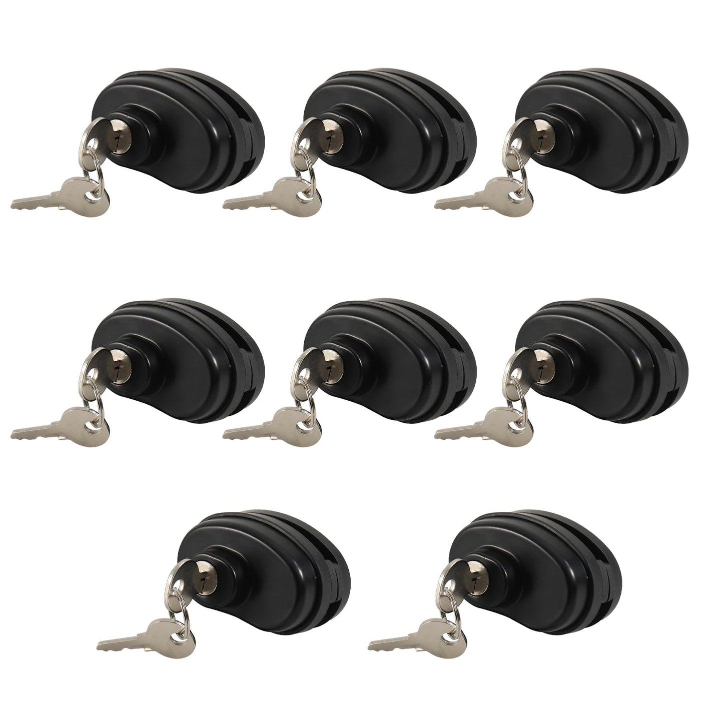 Fancemot 8 Packs Gun Trigger Lock with Keys, Gun Lock for Firearms Rifles, Shotgun, Handgun, Pistol Accessories