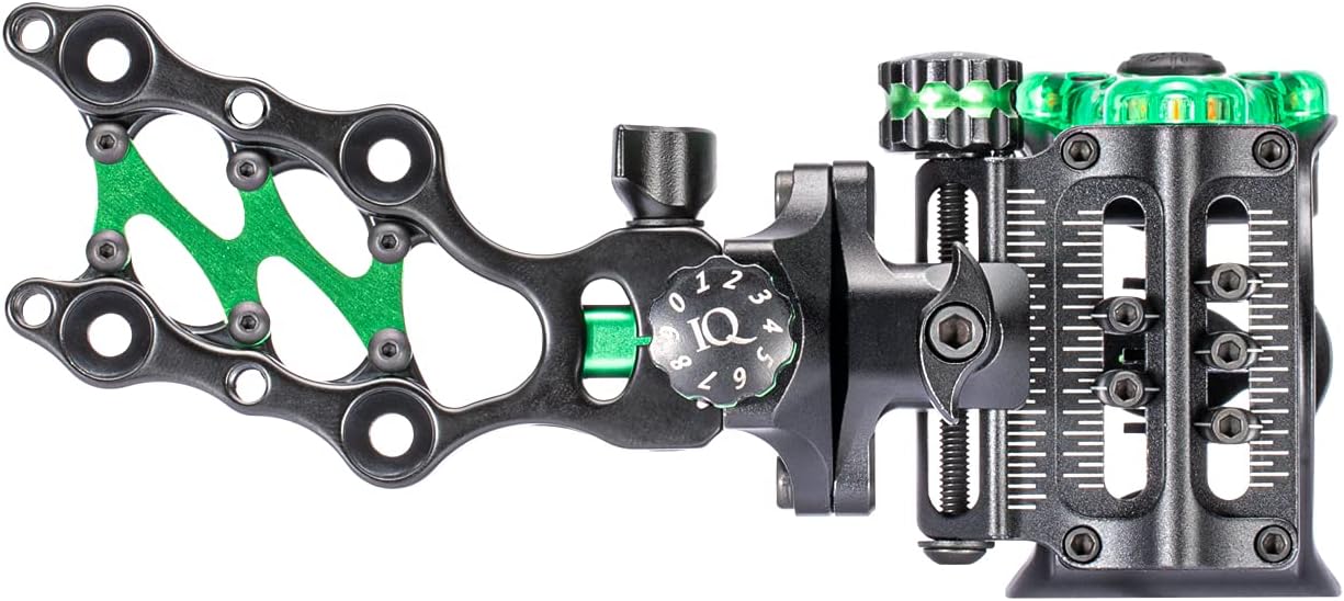 IQ Micro 5-Pin Bowsight - All-Aluminum Design with Retina Lock Technology | Right & Left Hand Options