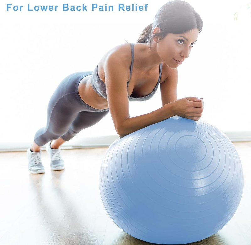 Swiss Pilates Exercise Ball - Stability Ball for Pregnancy & Fitness | Multiple Sizes Available