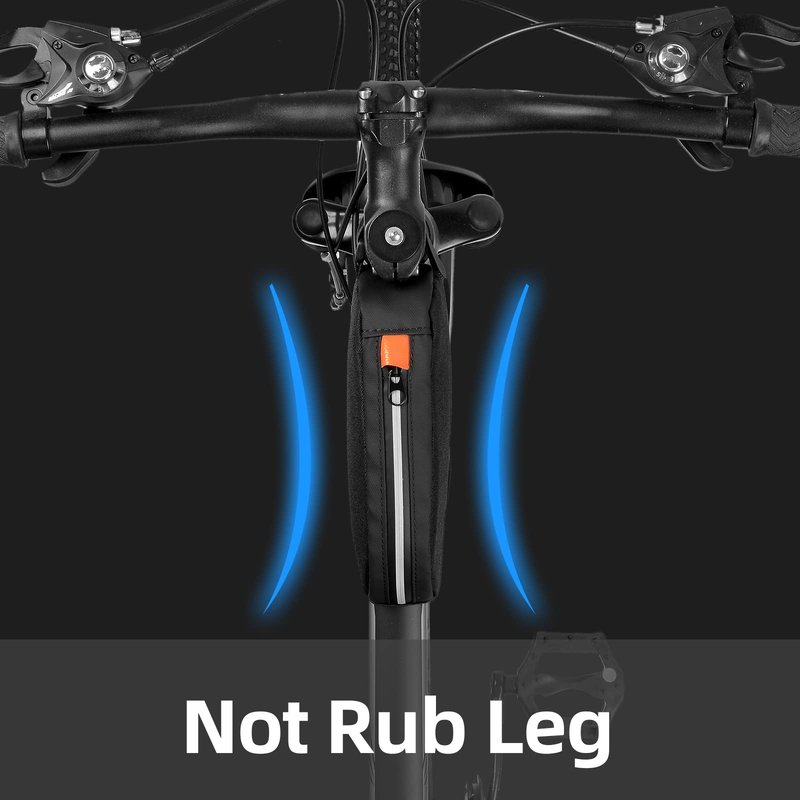 VENFOREST Bike Top Tube Bag Waterproof Bicycle Front Frame Bag Top Tube Bike Pouch for Road Mountain Bicycle Outdoor Cycling Travel Hiking