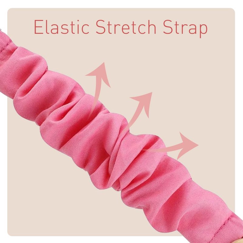 LYSANDRA 2 Pack, Compatible with Sanorum G56 Watches Band, 22mm Quick Release Scrunchie Strap Stretchy Cute Elastic Replacement Fabric Band Women (2 Pack A, for 22mm watch band)