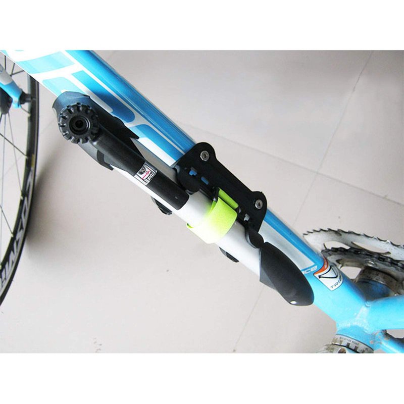 E-outstanding Cycling Pump Holder Black Bicycle Pump Holder Bracket MTB Mountain Bike Pump Fixed Clip Bracket with