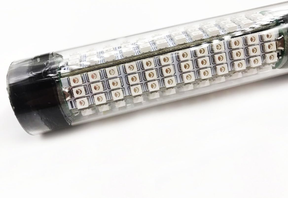 SAMDO IP68 12V LED Underwater Fishing Light 1080 Lumens Fish Attracting Lights, Night Fishing Light 10.8W Upgraded
