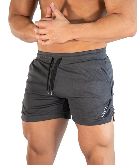 maytopia Men’s Athletic Shorts 3 Inch Running Gym Workout Shorts Quick Dry Lightweight Training Jogger Shorts with Pockets(Small, Regular, Dark Gray)