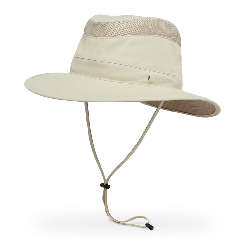 Sunday Afternoons Charter Hat - UPF 50+ Safari Sun Hat for Men & Women with Ventilation, Adjustable Fit, and Water-Repellent Design for Fishing, Hiking, Boating, or Travel, Cream, M
