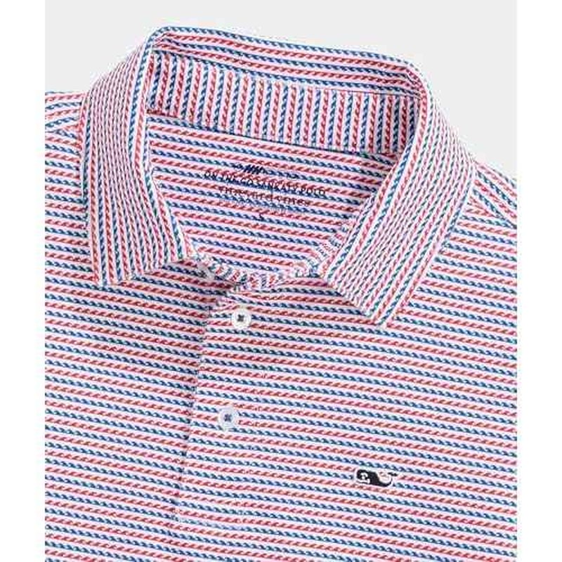 vineyard vines Boys Boys' Printed Sankaty Polo