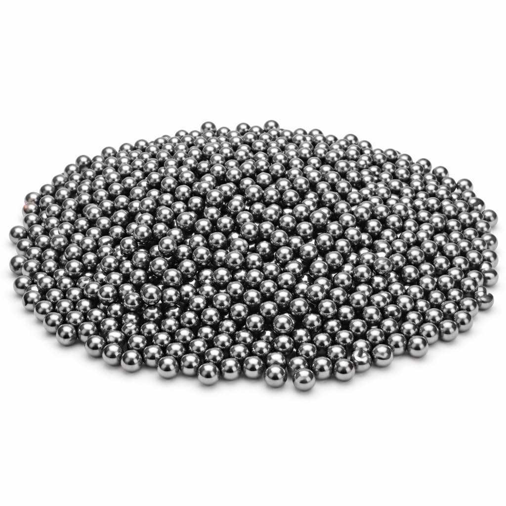 BC Precision (Jaxshot) 3/8" Slingshot Ammo Balls, 3,000 Qty, Grade A Steel Balls, Easy Grip, Smooth Pull Back, Accurate Flight, Slingshot Hunting