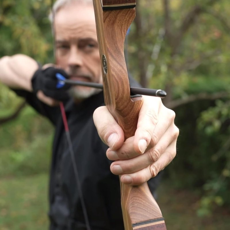Sanlida Eagle X9 Recurve Bow Set - 58-Inch Wooden Takedown Bow for Adults | 25-60 Lbs, Perfect for Hunting and Practice