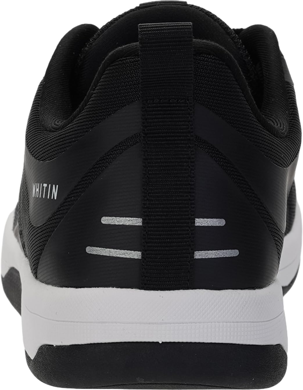 WHITIN Women's Zero Drop Width Wide Toe Box Road Running Shoes Size 11 Comfortable Slip Resistant Training Tennis Walking Sneaker Female 43 Black