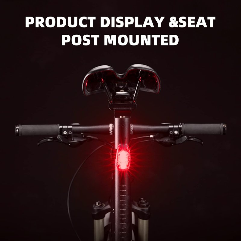 ROCKBROS LED Safety Light Small Bike Lights Rear Bike Tail Light (4 Packs) 3 Modes Waterproof for Runners, Dogs, Bike, Walking and Night Running