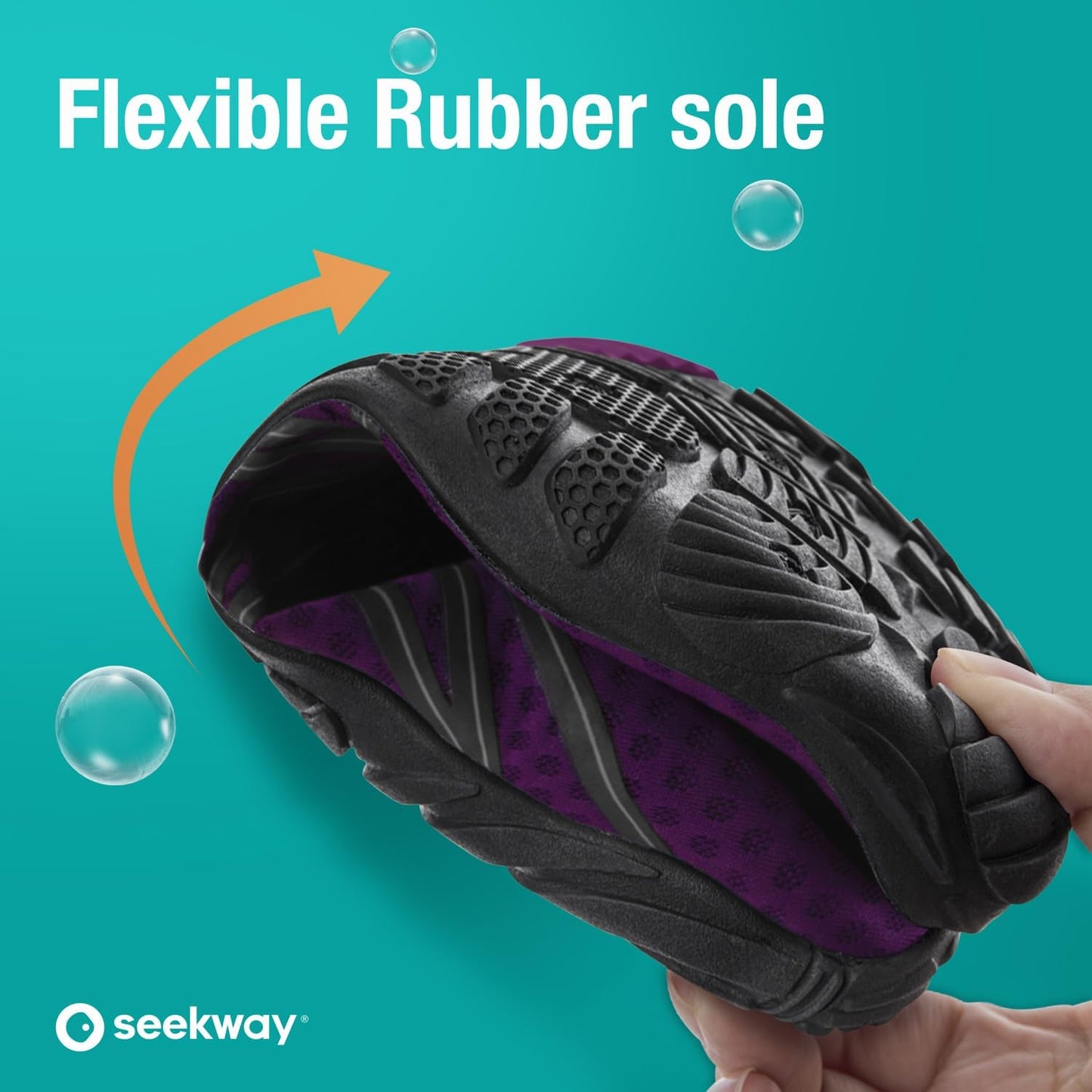 SEEKWAY Quick-Dry Water Shoes for Men & Women - Barefoot Aqua Socks for Beach, Swim, Hiking & Kayaking