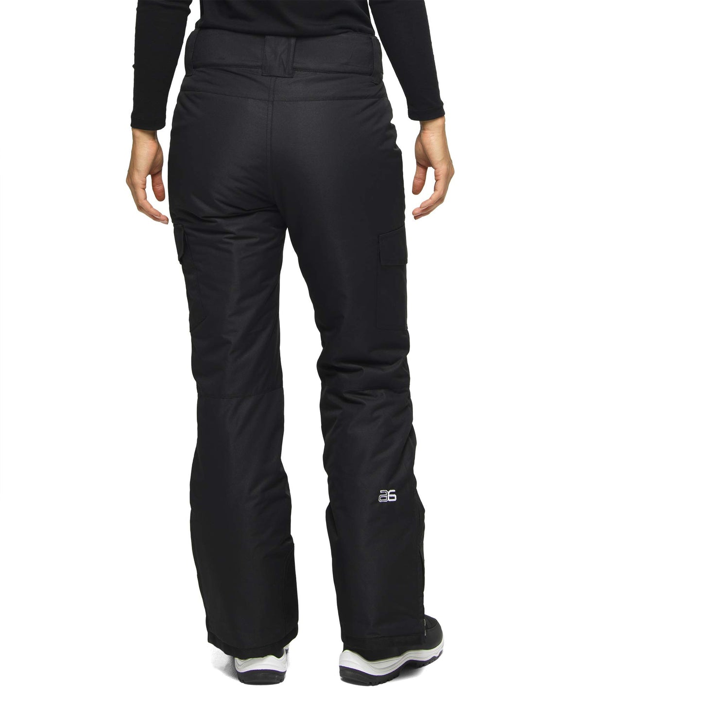 Arctix Women's Snow Sports Insulated Cargo Pants, Black, Medium