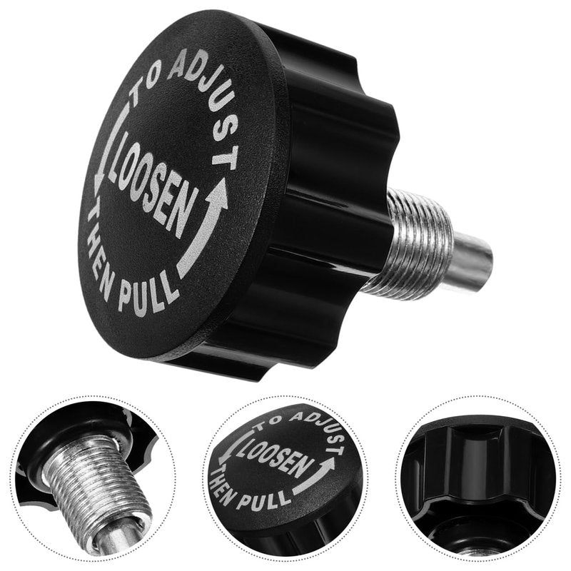 Happyyami Exercise Bike Replacement Knob 2.55X2.16 Inch Spherical Rotary Pull Pin Fitness Pull Pin Screw Replacement Parts for Exercise Machines Home Gym Accessories