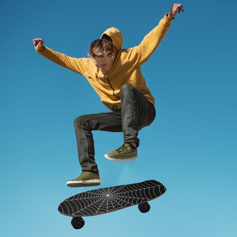 Bolaz Skateboard Grip Tape Sheet Design Deck Sandpaper Pink Cow Print Camo Camoflage Longboard Griptape Non Slip Tape 33.1 * 9.1 Inch Waterproof Scooter Grip Tape (Color)