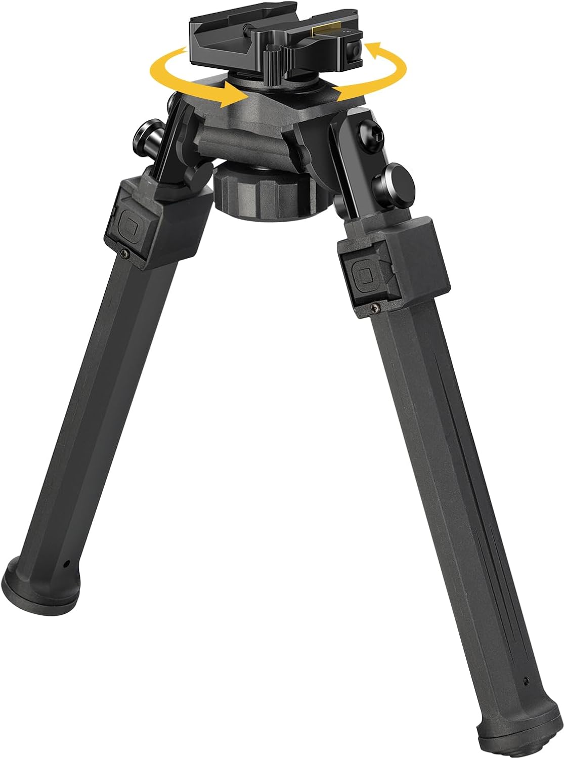 CVLIFE Rifle Bipod - Quick Release Picatinny Bipod with 360° Swivel & Adjustable Height | Foldable Legs for Shooting & Hunting