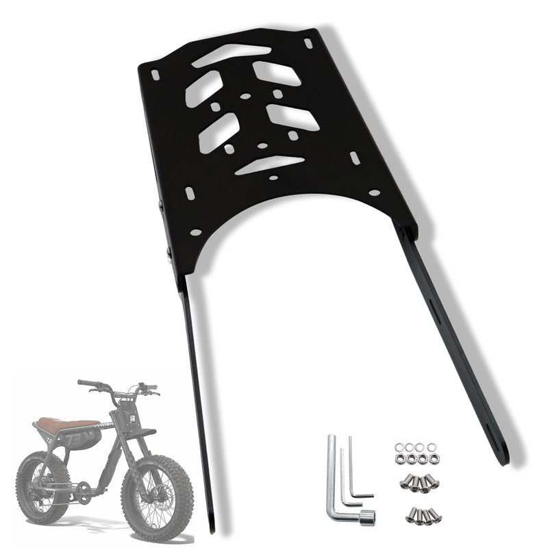 Rear Bike Rack Compatible with Super73 Z/S Bike Luggage Rack Electric Bike Accessories Aluminum + Iron