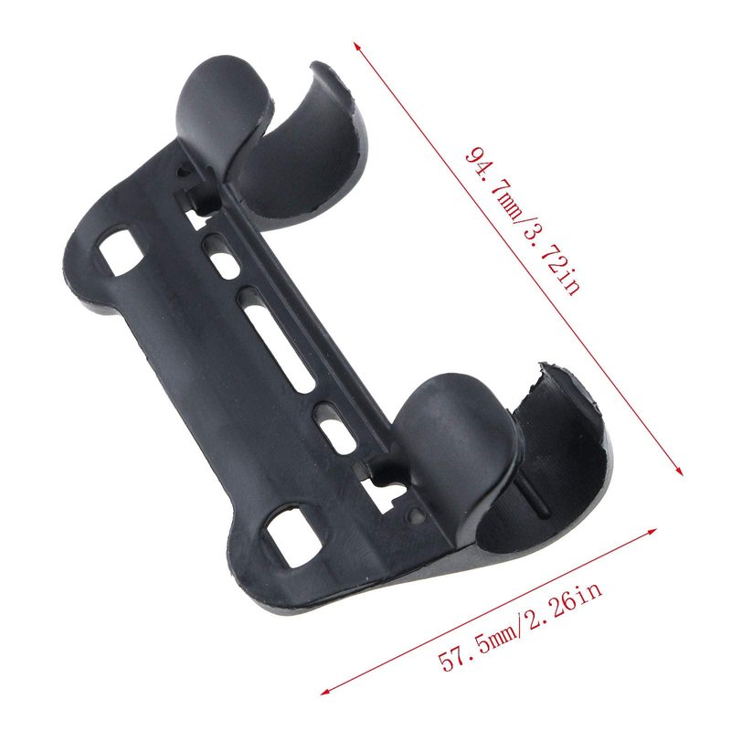 E-outstanding Cycling Pump Holder Black Bicycle Pump Holder Bracket MTB Mountain Bike Pump Fixed Clip Bracket with