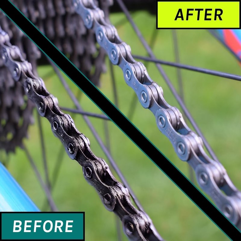 VeloChampion Green Handheld Bike Chain Cleaning Tool | No Chain Removal Needed | Durable Easy To Use for Through Bicycle Chain Maintenance