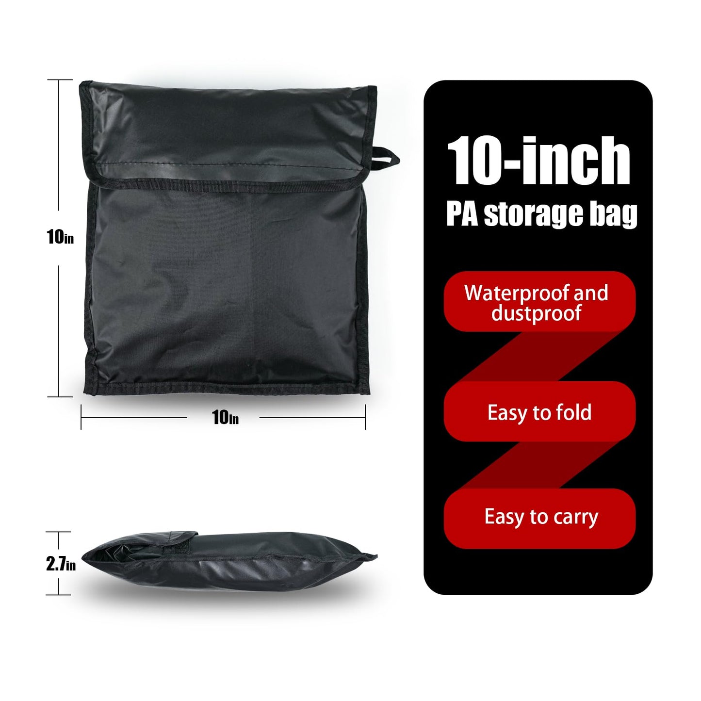 GMFanwu Golf Bag Rain Cover Waterproof, Heavy Duty Nylon Golf Bag Cover, Full Protection Against Rain & Dust, Universal Golf Bag Rain Hood for Travel