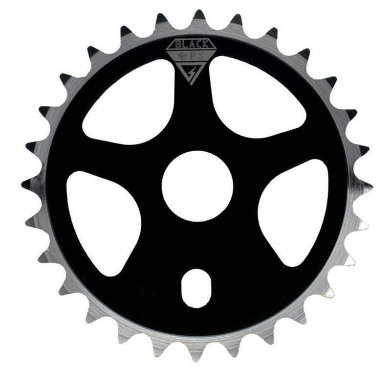 Black Ops Micro Drive BMX Chain Ring, 28t, Black