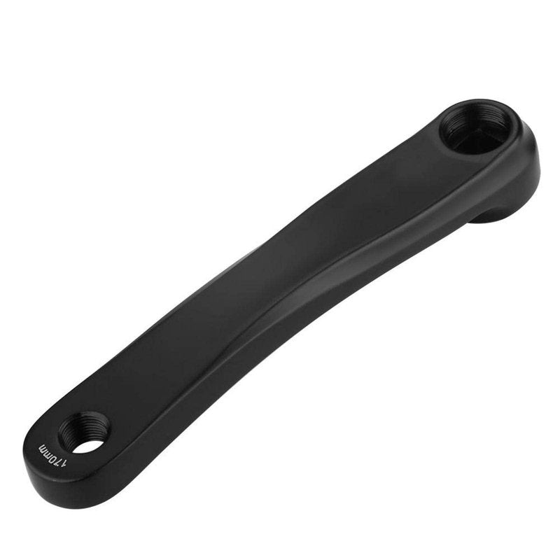 Bike Cranks, Pedal Crank Arm Bike Crank Arm, Crank Arm, Bike CranksPedal Crank Arm for Home for Travel(Square Hole-Black)