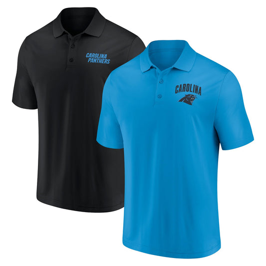 Fanatics Men's Carolina Panthers Lockup Two-Pack Polo Set