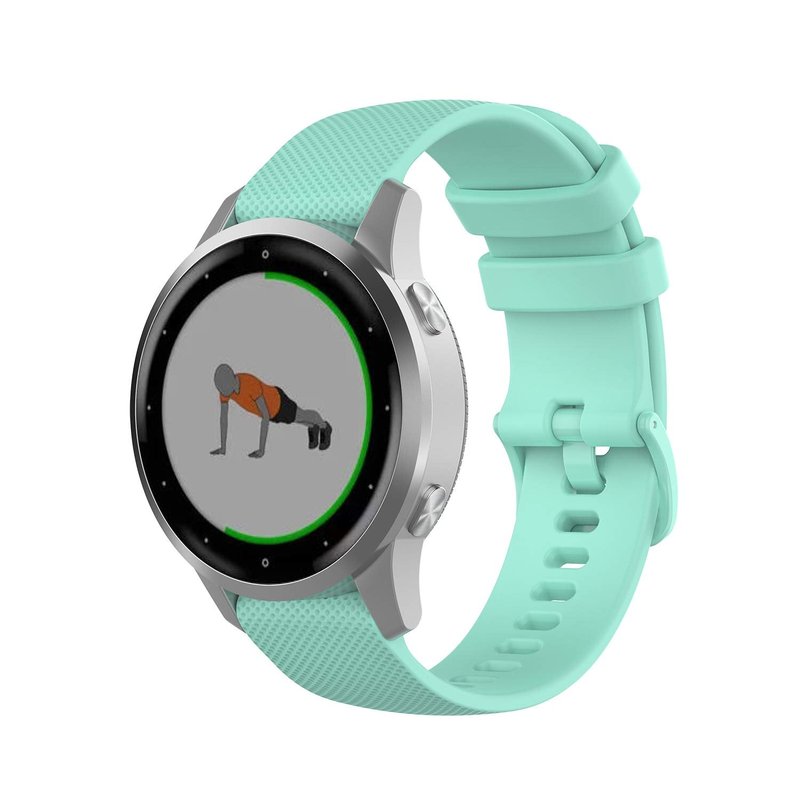 Anrir 18mm Soft Silicone Watch Band for Garmin Vivoactive 4S, Vivomove 3S 39mm, Fossil Women's Gen 6/5E 42mm, Q Venture Gen 4 HR/3, Sport 41mm - 3 Pack