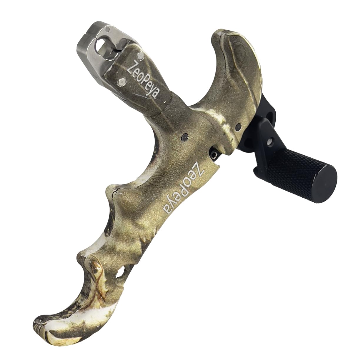 ZeoPeya Bow Release for Compound Bow, 360° Rotate Caliper Thumb Release Archery Accessories
